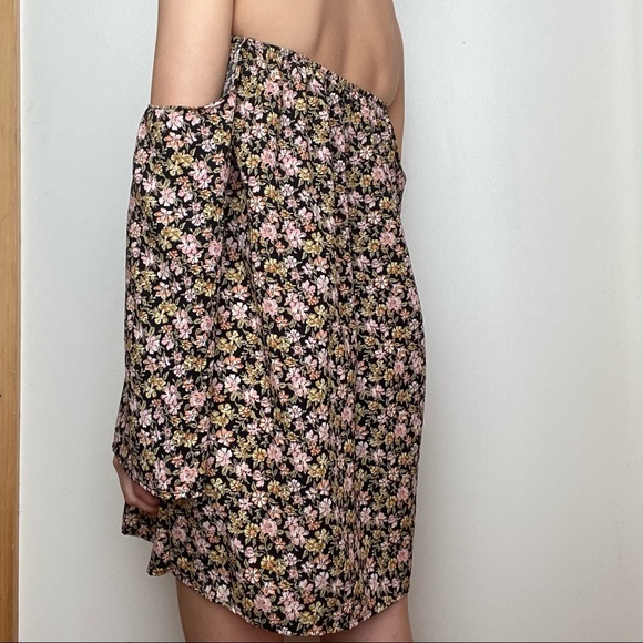 SOLD - Boho Floral Mini Dress - Picture 6 of 9